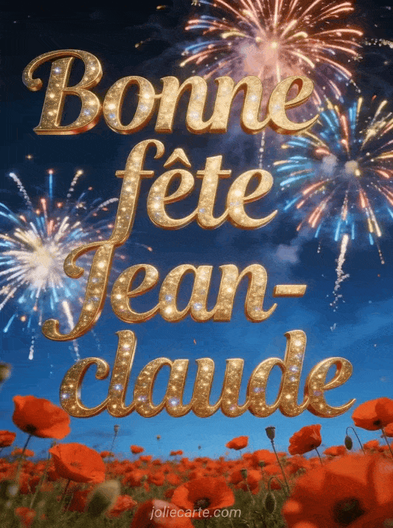 Bonne fête Jean-claude - Jean claude bonne fete image