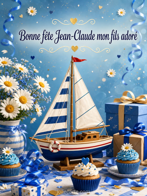 Carte bonne fête Jean-Claude