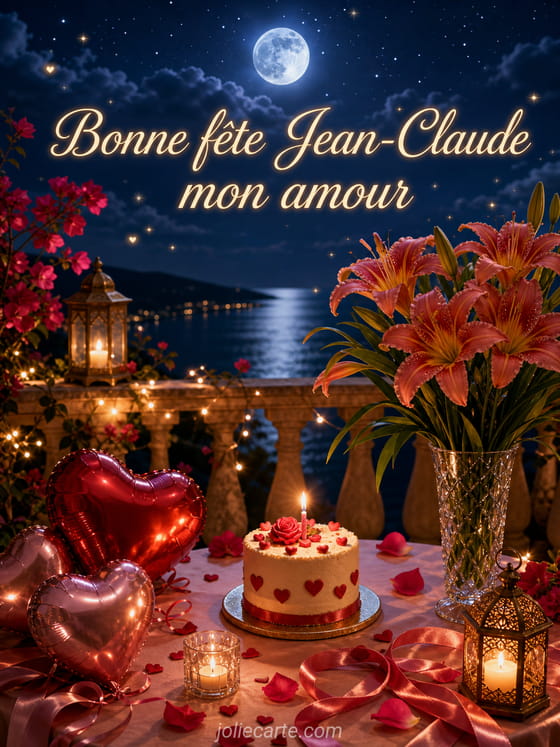 Carte bonne fête Jean-Claude