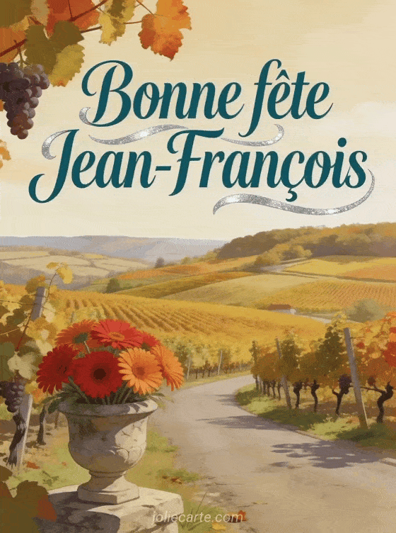 Bonne fête Jean-François - Bonne fete jean francois homme
