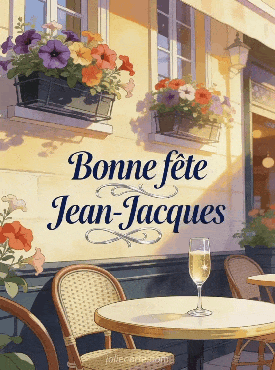 Bonne fête Jean-Jacques - Bonne fete jean jacques gif