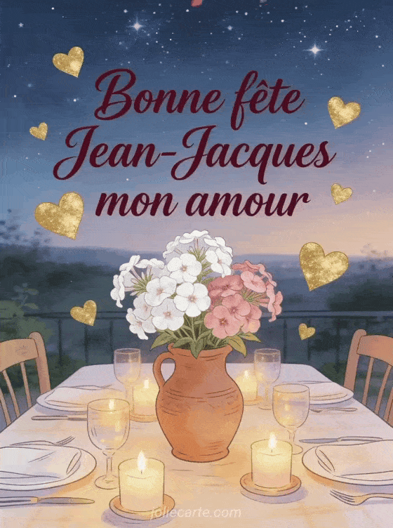 Bonne fête Jean-Jacques - Bonne fete jean jacques mon amour
