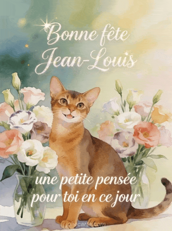 Bonne fête Jean-Louis - Carte bonne fete jean louis