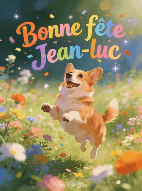 Bonne fête Jean-luc - Jean luc gif bonne fete gratuit