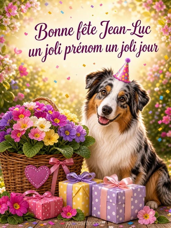 Carte bonne fĂȘte Jean-Luc