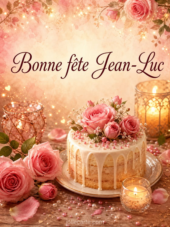 Carte bonne fĂȘte Jean-Luc