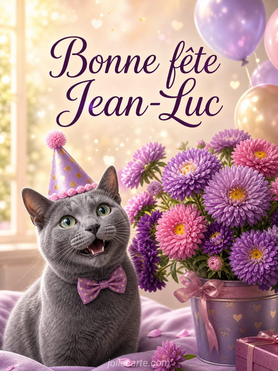 Carte bonne fĂȘte Jean-Luc