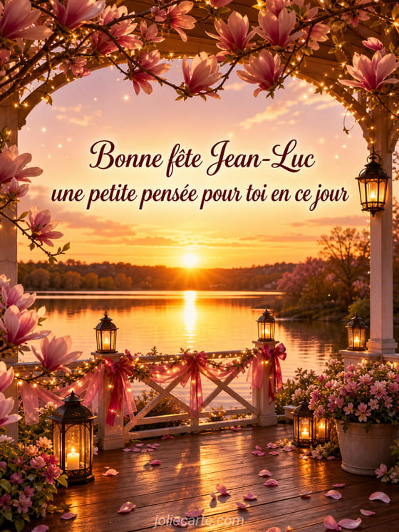 Carte bonne fĂȘte Jean-Luc