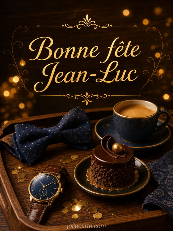 Carte bonne fĂȘte Jean-Luc