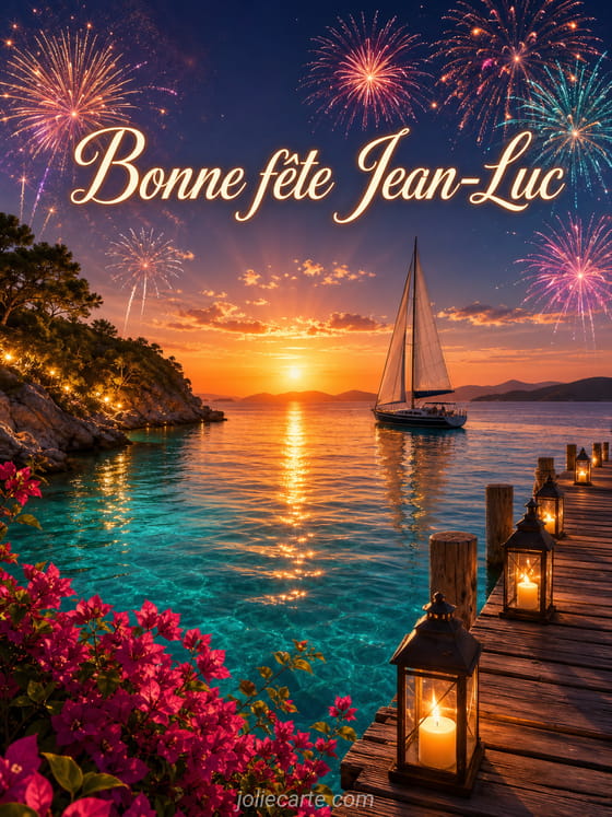 Carte bonne fĂȘte Jean-Luc