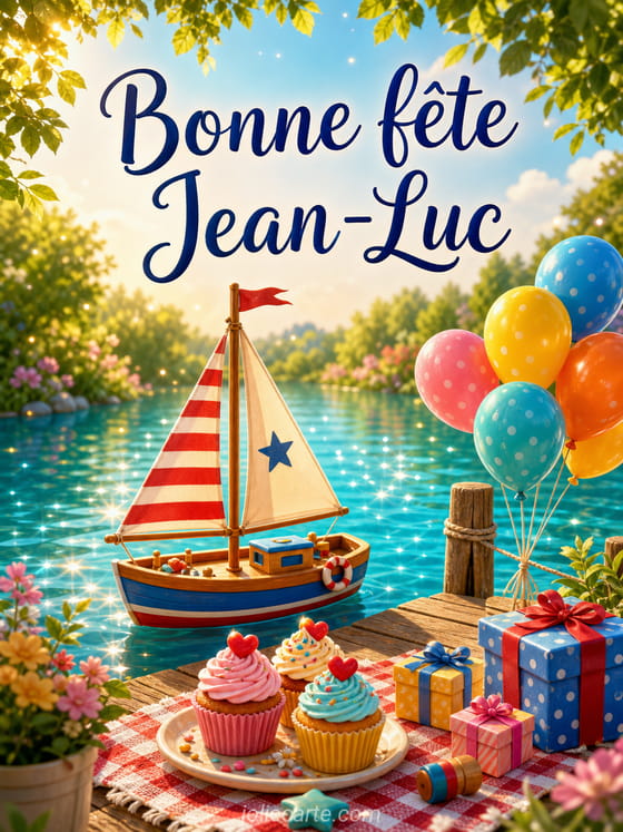 Carte bonne fĂȘte Jean-Luc