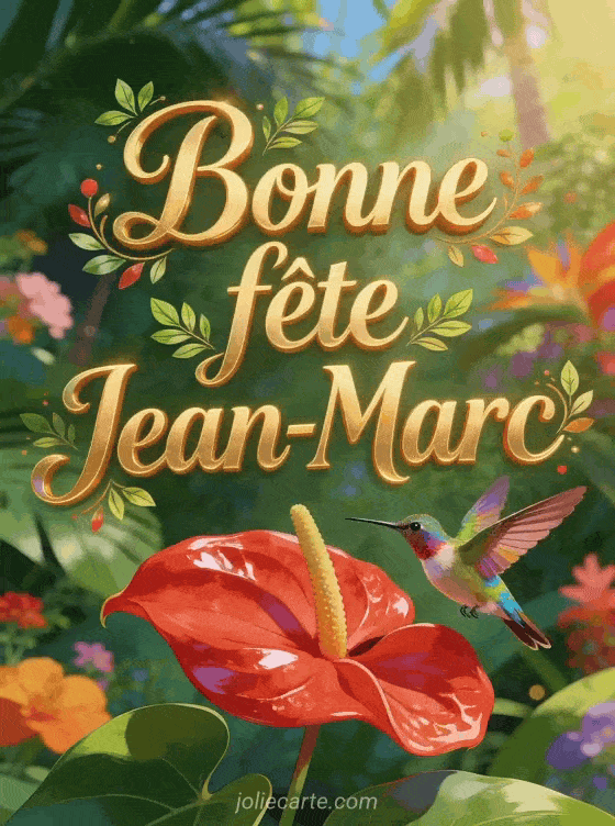 Bonne fête Jean-Marc - Bonne fete jean marc fleurs