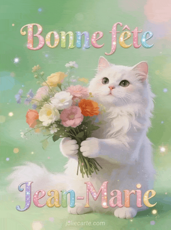 Bonne fête Jean-Marie - Jean marie gif bonne fete