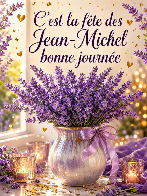 Carte bonne fête Jean-Michel