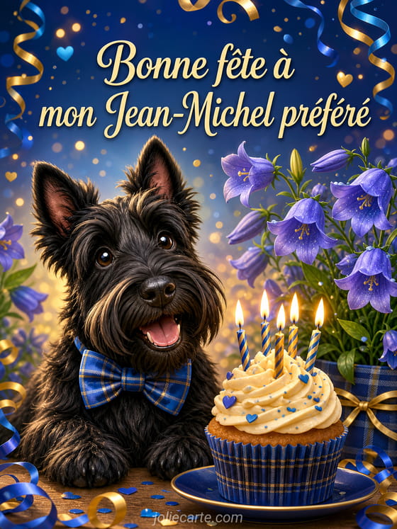 Carte bonne fête Jean-Michel