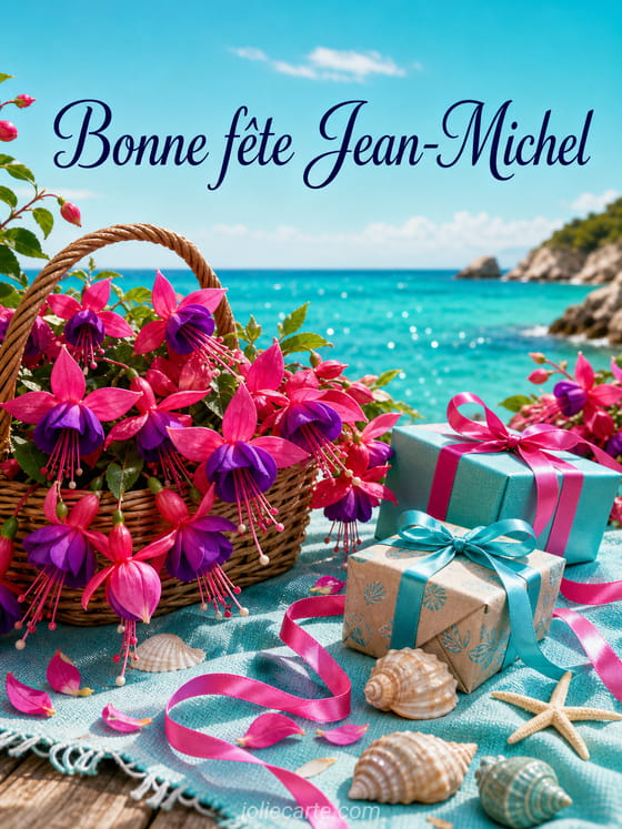 Carte bonne fête Jean-Michel