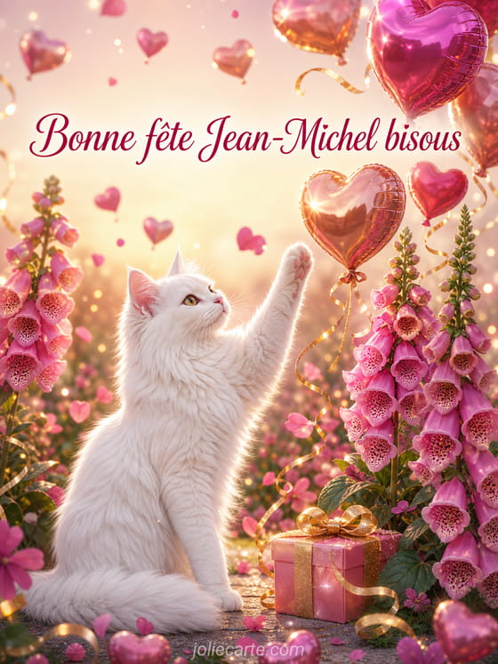Carte bonne fête Jean-Michel