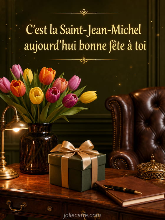 Carte bonne fête Jean-Michel