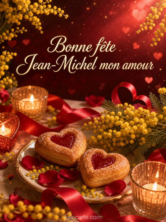 Carte bonne fête Jean-Michel