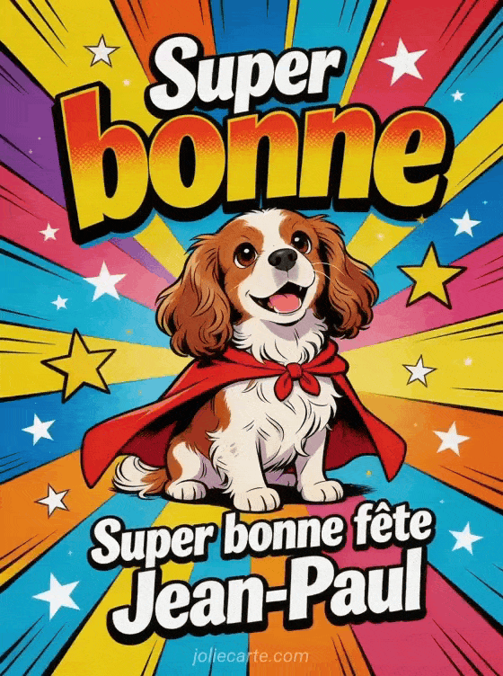 Bonne fête Jean-Paul - Jean paul gif bonne fete gratuit