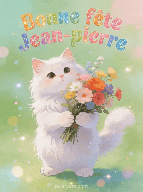 Bonne fête Jean-pierre - Jean pierre gif bonne fete