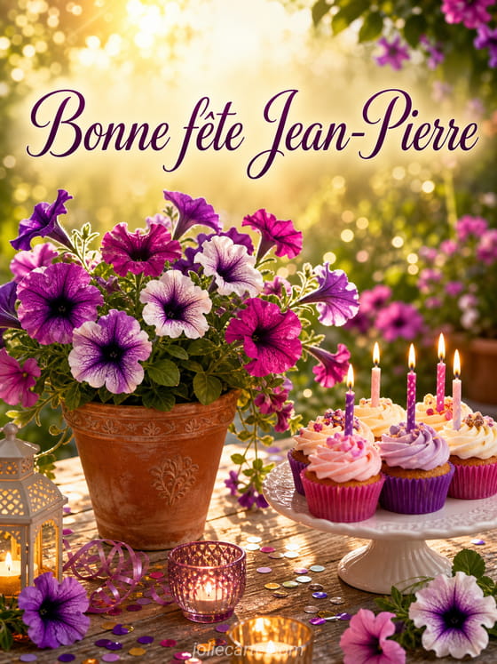 Carte bonne fête Jean-Pierre