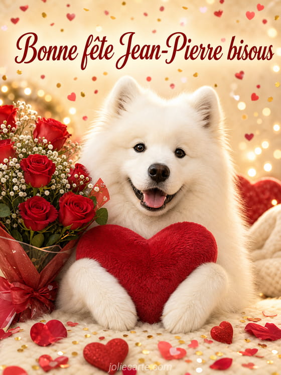 Carte bonne fête Jean-Pierre