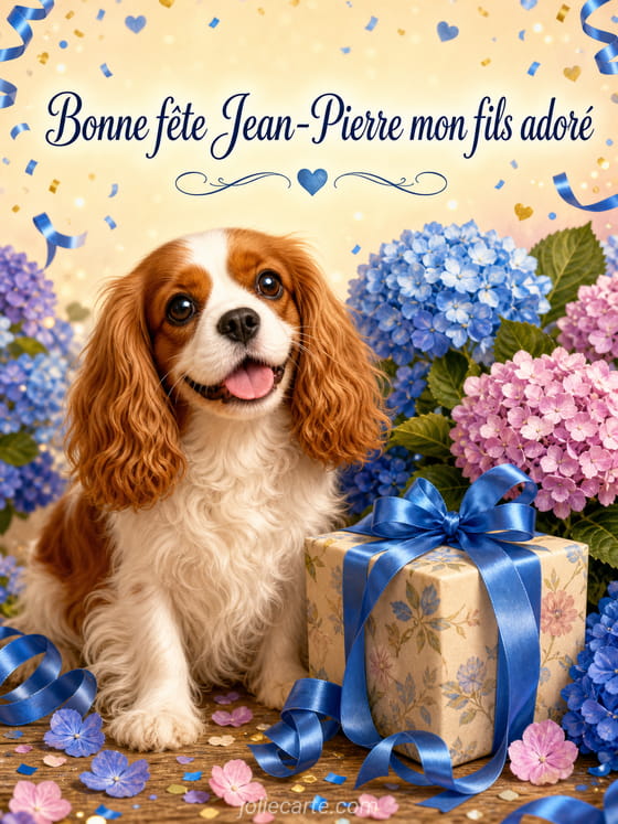 Carte bonne fête Jean-Pierre