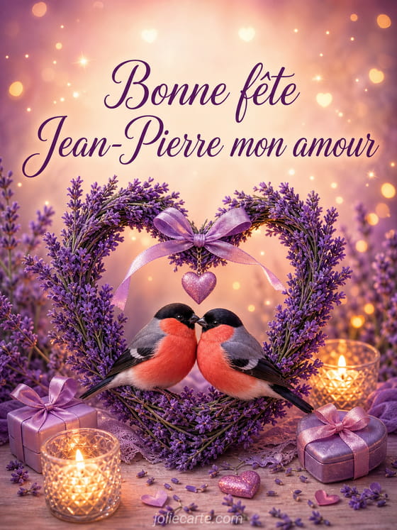 Carte bonne fête Jean-Pierre