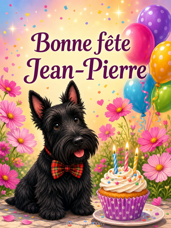Carte bonne fête Jean-Pierre