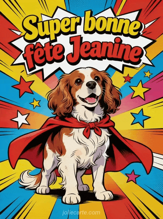 Bonne fête Jeanine - Jeanine gif bonne fete gratuit