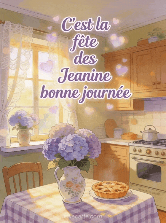 Bonne fête Jeanine - Fete jeanine a souhaiter