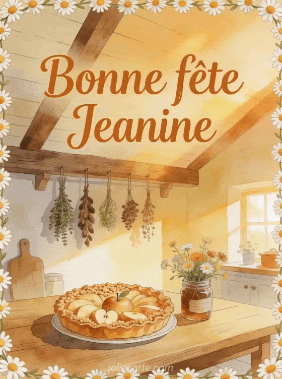 Bonne fête Jeanine - Bonne fete jeanine femme