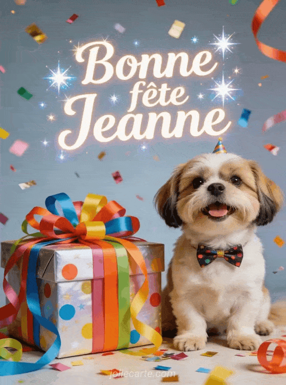 Bonne fête Jeanne - Bonne fete jeanne gif