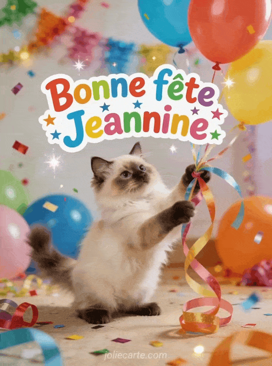 Bonne fête Jeannine - Bonne fete jeannine fille