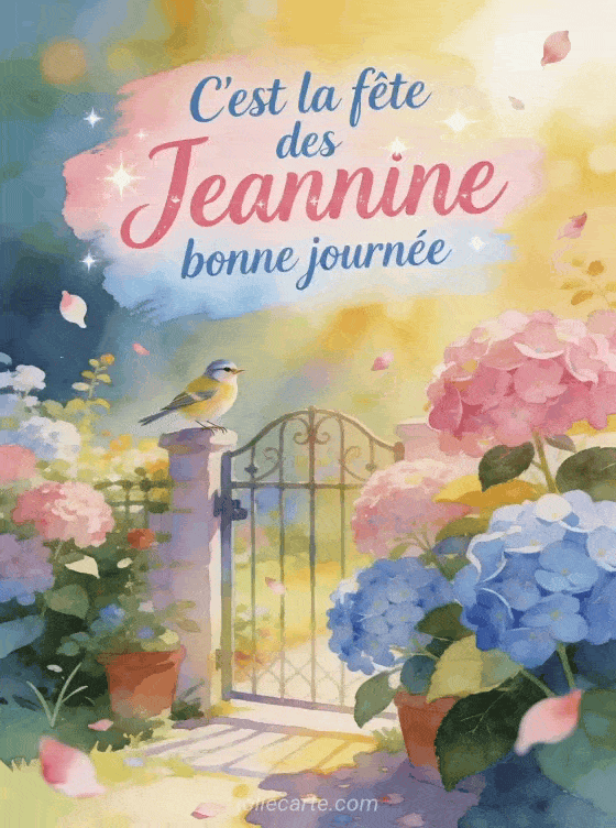 Bonne fête Jeannine - Bonne fete jeannine image