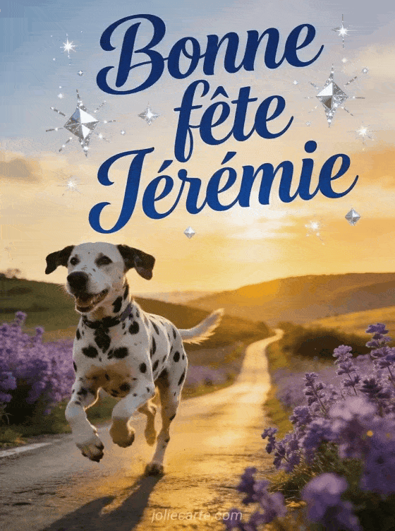 Bonne fête Jérémie - Bonne fete jeremie chien