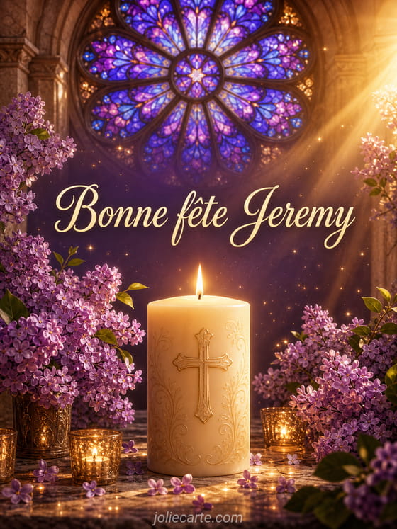 Carte bonne fête Jeremy