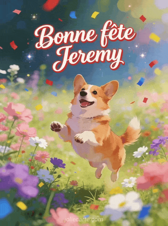 Bonne fête Jeremy - Jeremy gif bonne fete gratuit