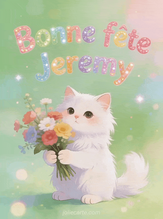 Bonne fête Jeremy - Jeremy gif bonne fete
