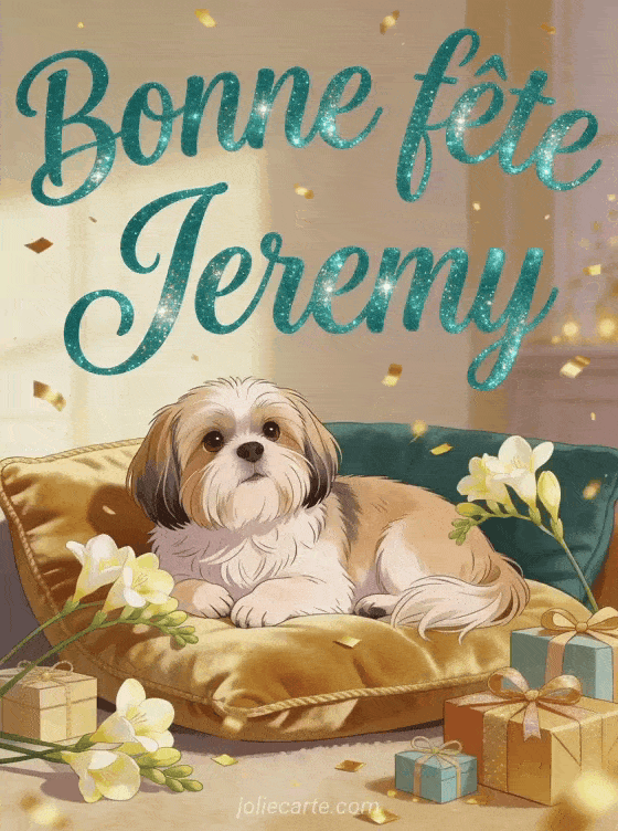 Bonne fête Jeremy - Carte bonne fete jeremy gratuite