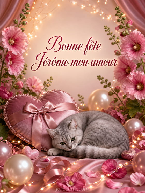 Carte bonne fĂȘte JĂ©rĂŽme