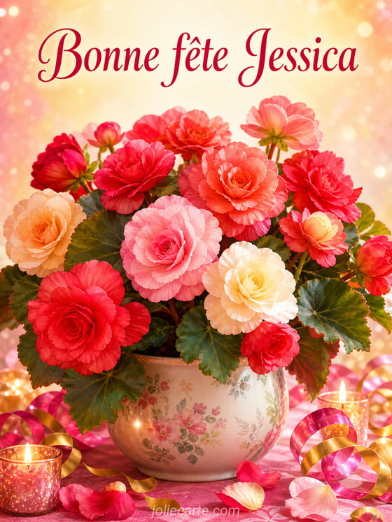 Carte bonne fĂȘte Jessica
