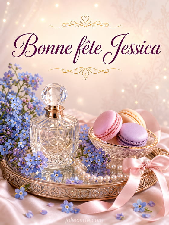 Carte bonne fĂȘte Jessica
