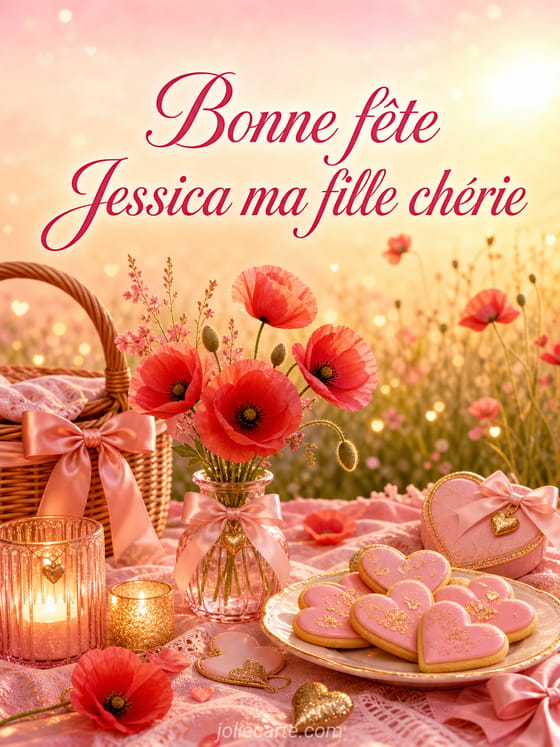 Carte bonne fĂȘte Jessica