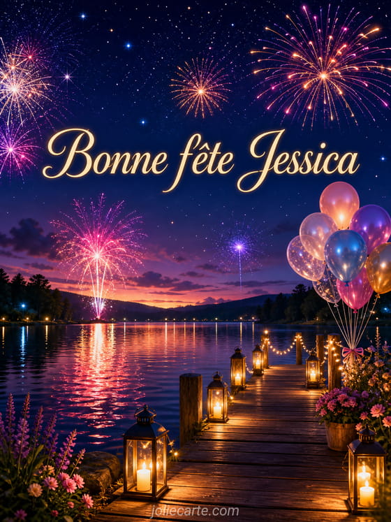 Carte bonne fĂȘte Jessica
