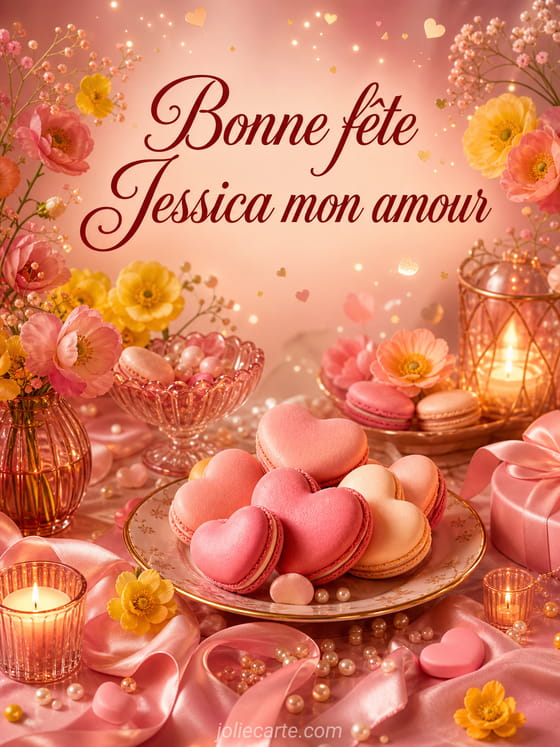 Carte bonne fĂȘte Jessica