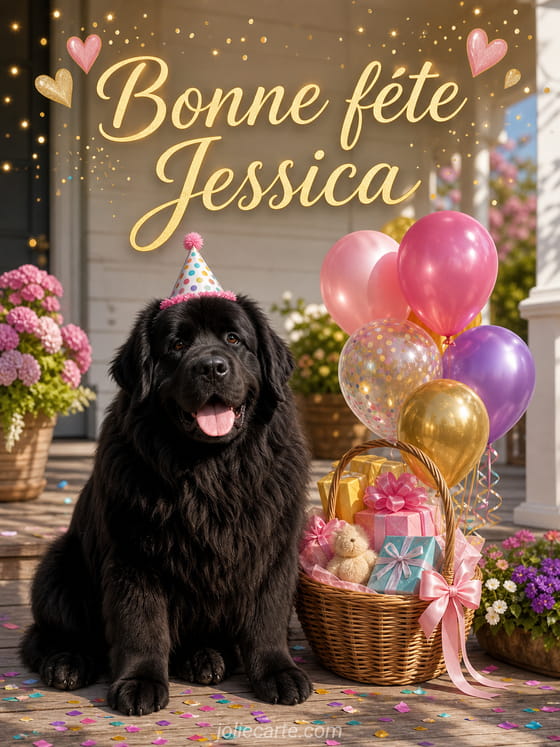 Carte bonne fĂȘte Jessica