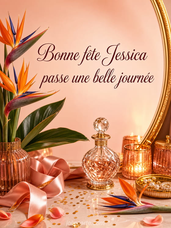 Carte bonne fĂȘte Jessica