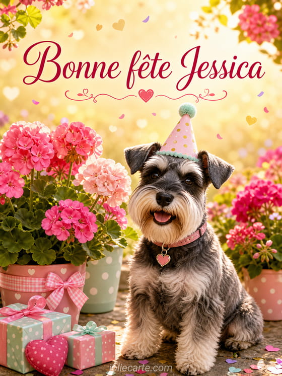 Carte bonne fĂȘte Jessica